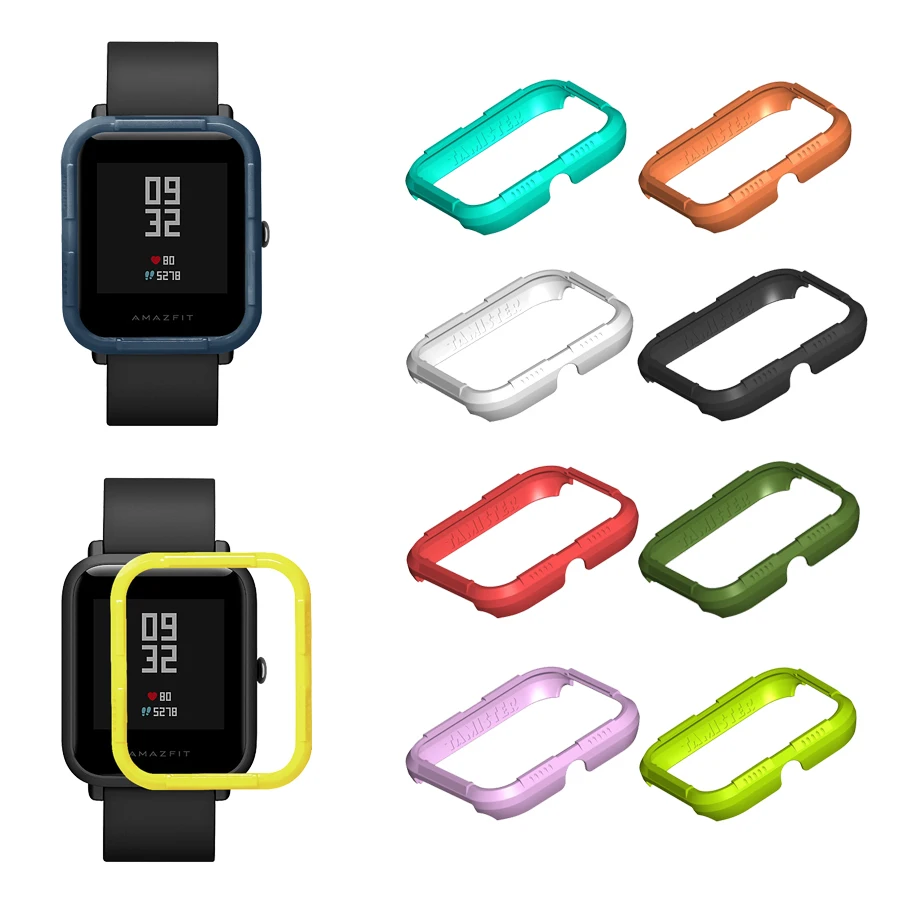 Защитный чехол для Xiaomi Huami Amazfit Bip PACE Youth Watch Жесткий Чехол из поликарбоната