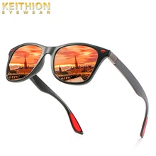 KEITHION Fashion Round Polarized Women's Sunglasses Retro Brand Design Men's Glasses Large Frame UV400 Driving Sunglasses