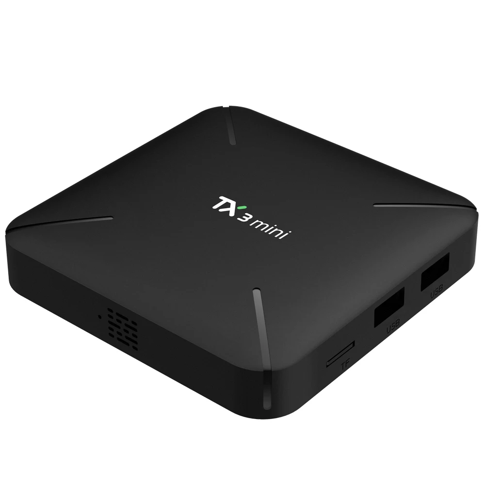 TX3 Мини Смарт Android 7,1 ТВ-бокс Amlogic S905W четырехъядерный H.265 2GB16GB Dlna Wi-Fi LAN HD медиаплеер 1GB8GB tv Box