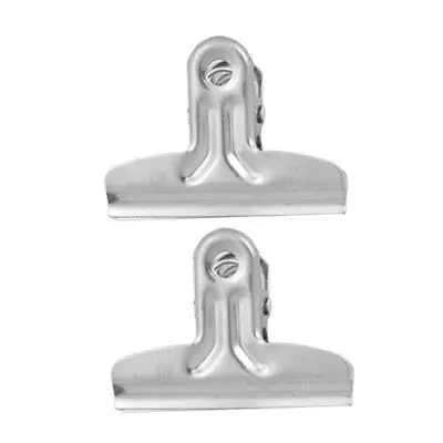 

62mm Opening 20Pcs Alloy File Ticket Organizer Clips