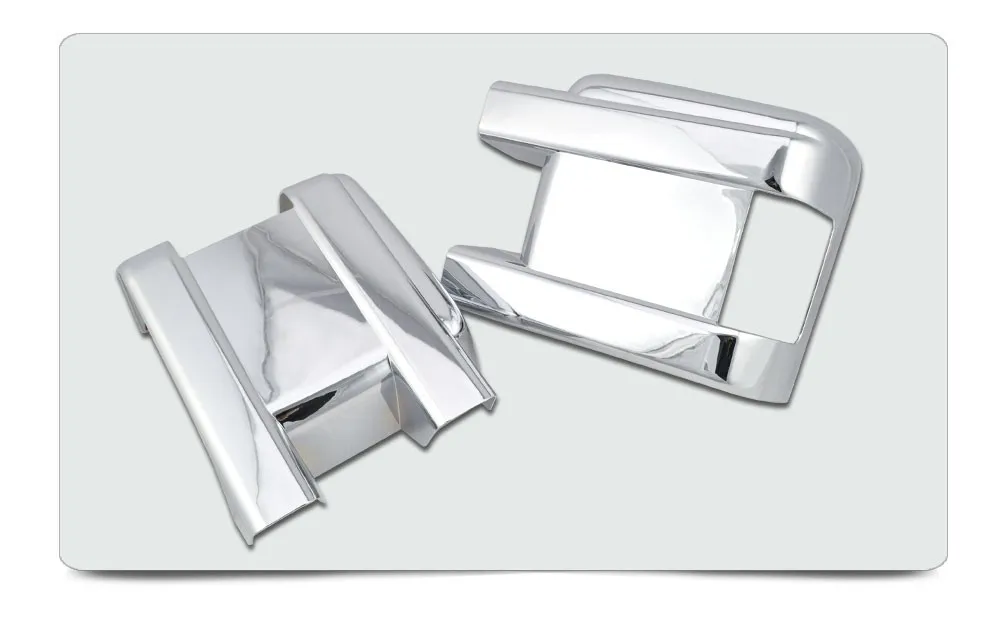 Chrome Side Towing Mirror Cover Full For Ford F250 F350 Super Duty 2008 to 2015 With Turn Signal Light Cutout f