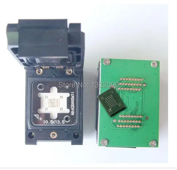 BGA63 0 8 мм IC программист адаптер/BGA63 Тесты гнездо/BGA63 до 48 сжигание 10 5X13 5 9x11 два