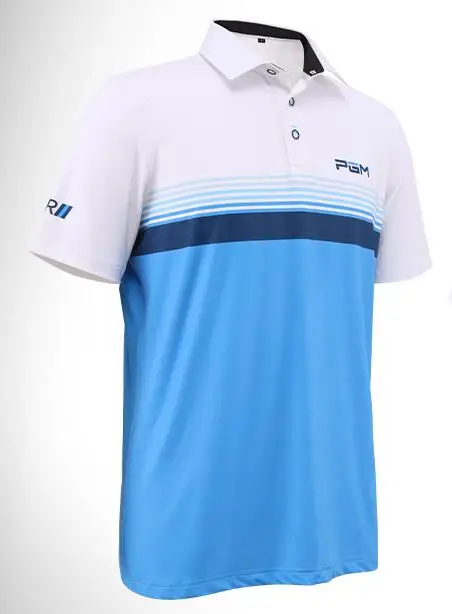 جودة عالية! pgm الجافة تنفس رجل t-shirt حقيقية جولف الملابس البولو سترة النسيج 86% البوليستر + دنة 14% ، شحن مجاني