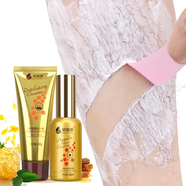 Depilatory Creams Permanent Hair Removal Cream Combination Set Armpit