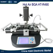 Бесплатная доставка Honton HT-R490 Горячего Воздуха BGA паяльная станция для ноутбука ремонт машины с три зоны нагрева