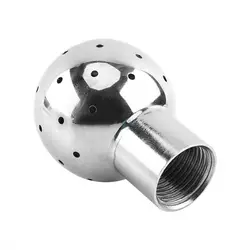 DN15-DN50 резьба Женская шар с очищающим спреем нержавеющая сталь 304 сантехнические фитинги Fix/роторная головка шарик для очистки резервуара
