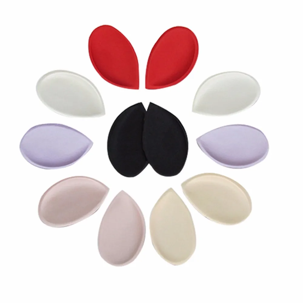 

5 Colors Optional Color Foam Form Pads Pushup Removeable Bra Pads Bra Pads Inserts Bikini Swimsuit Bra Breast Cup Extra