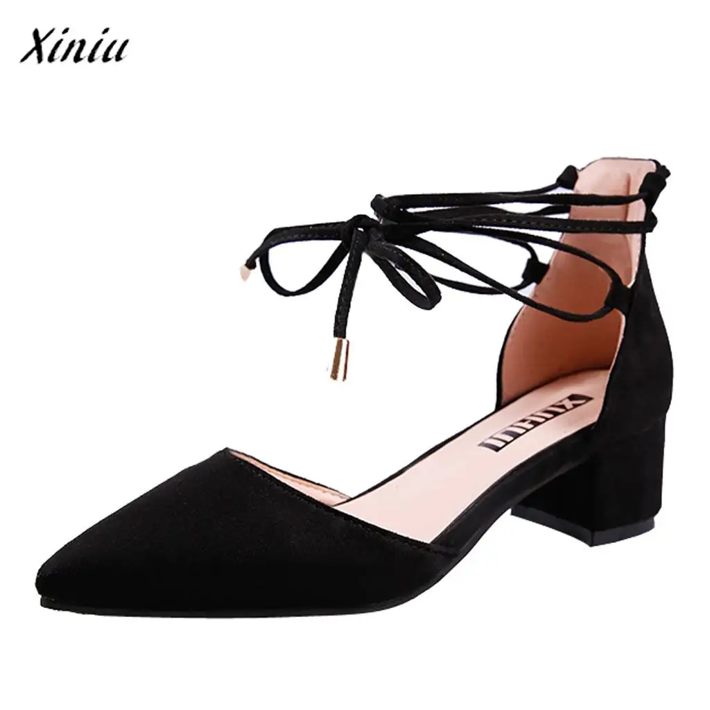 square heel shoes