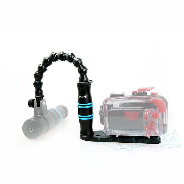 Scuba Diving Loc Line Flexible Light Arm One Handle Tray Bracket YS