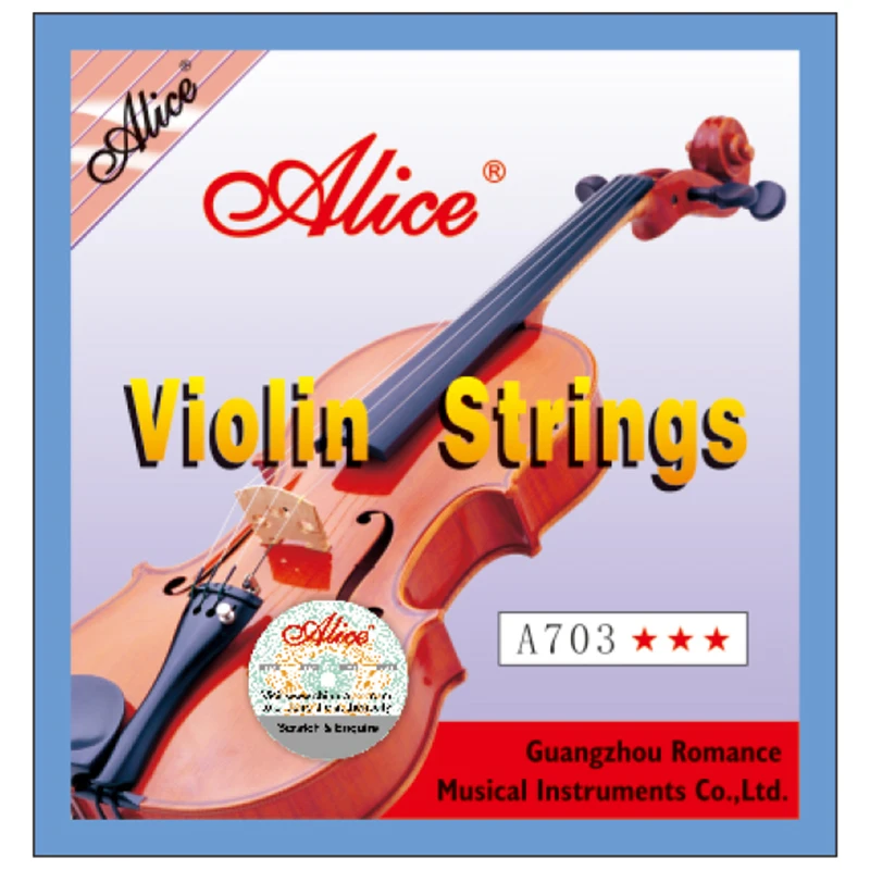 1 Set Original Alice Violin Strings Stainless Steel Cupronickel Winding