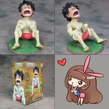 

One Piece Luffy Action Figure 1/9 scale painted figure injured Bandage Crying Monkey D Luffy PVC figure Toy Brinquedos Anime