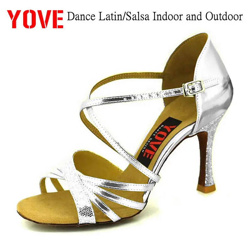 

YOVE Style w1611-19 Dance shoes Bachata/Salsa Indoor and Outdoor Women's Dance Shoes
