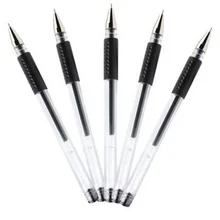 Черная гелевая ручка для офиса и школы 0,5 мм Канцелярский набор ручка высокого качества escolar материалы для школы