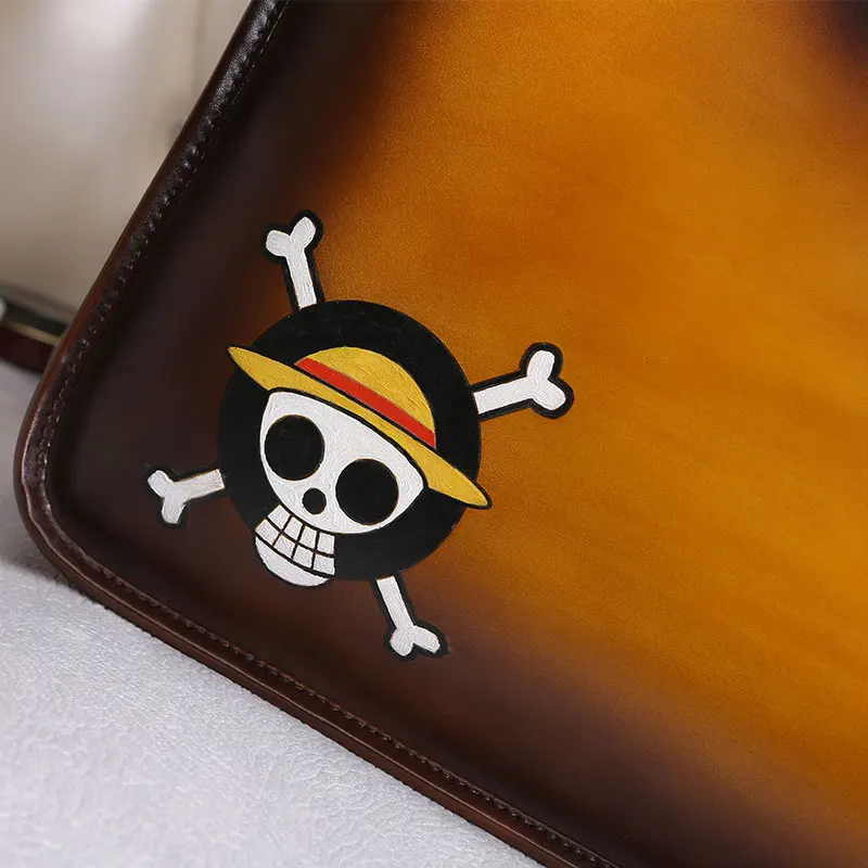 Сумка портфель DIMY Patina Мужская кожаная винтажная под змеиную кожу на молнии D9061