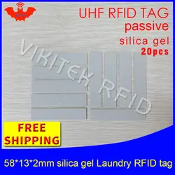 UHF RFID тег тепла и воды сопротивление EPC 6C 915mhz868mhz860-960MHZ H3 20 шт. бесплатная доставка смарт пассивные RFID прачечная кремнезема гель