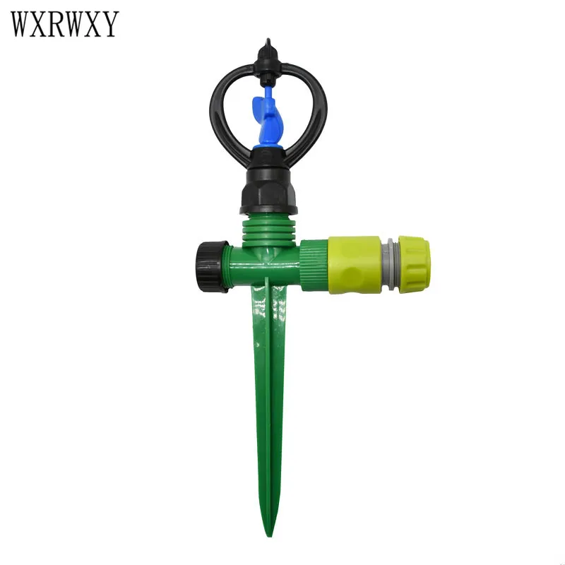 wxrwxy Rotating sprinkler nozzle female 3/4 threaded connector plastic
