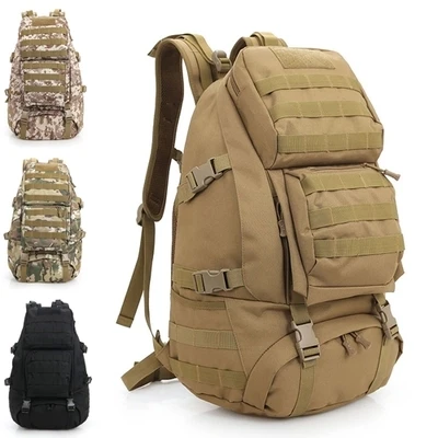 

Unisex 45L Camouflage Back Pack Bags Tactical Military Army Molle Backback / Rucksack for Hiking Camping Adventure Travel Bag