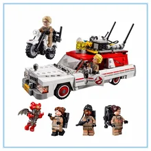 

New Lepin 16032 586Pcs New Genuine Movie Series The Ghostbusters Ecto-1&2 Set With Building Blocks Bricks Toys 75828