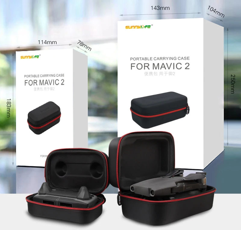 

New Arrival Sunnylife Mini General Portable Bag Small Case for DJI MAVIC 2 PRO/for MAVIC 2 ZOOM for DJI Drone Flight UAV