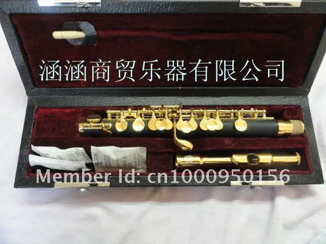 

Populer 17 Hole Closed Bakelite Tube Flute Gold To Build a Very Nice Gift Piccolo C Flute Musical Instrument Stock With Case