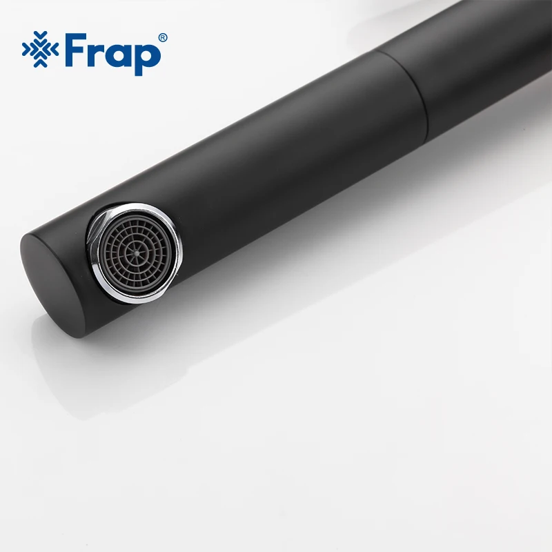 Cena Frap New Arrival wysoka czarna malowanie natryskowe krany do umywalek bateria do łazienki żuraw Torneira z aeratorem 360 bezpłatne obracanie Y10121