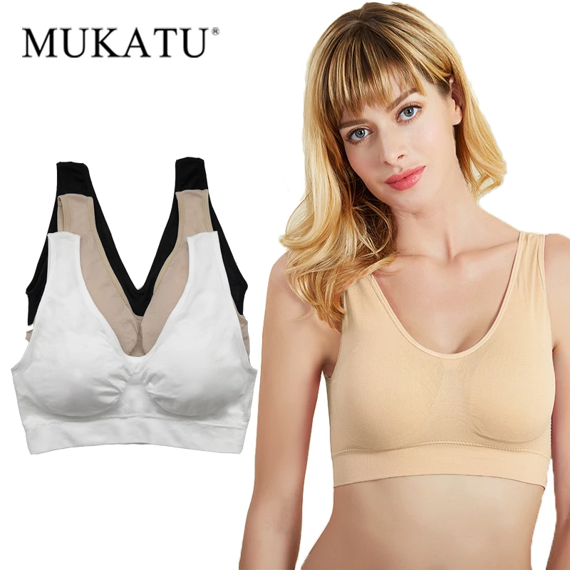 

3 PCS Women Seamless Bra Fitness Gym Running Vest 9 Colors Underwear No Wire-rim Bras Female Push Up Breathable