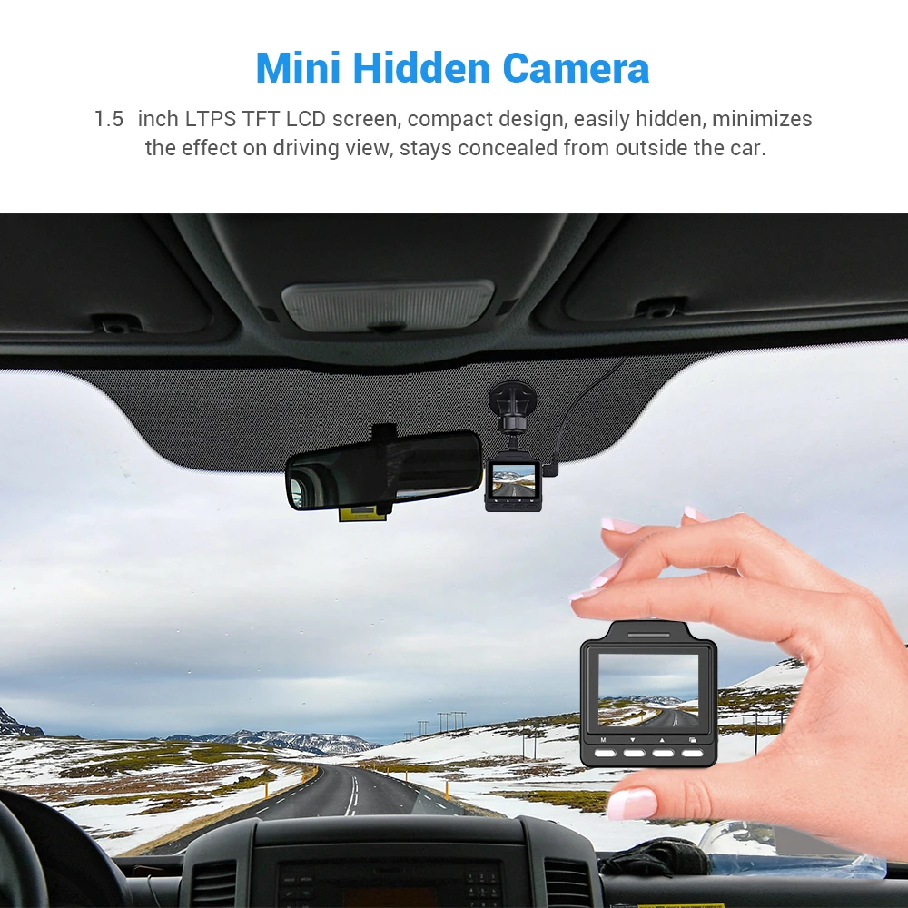 Видеорегистратор с GPS Wi Fi Novatek 96658 Full HD 1080P Автомобильный регистратор видео