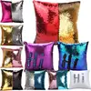 Mermaid Pillows Two Tone Sequins Throw Pillow Cushion Case DIY Case Double Sides Decorative Pillows FBE3 1