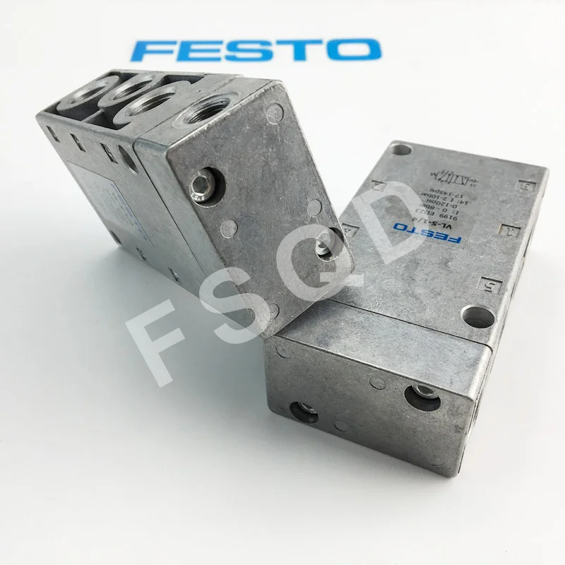 VL 5/3 B 1/4 5 1 4 FESTO три типа Электромагнитный клапан пять через управления газом серии