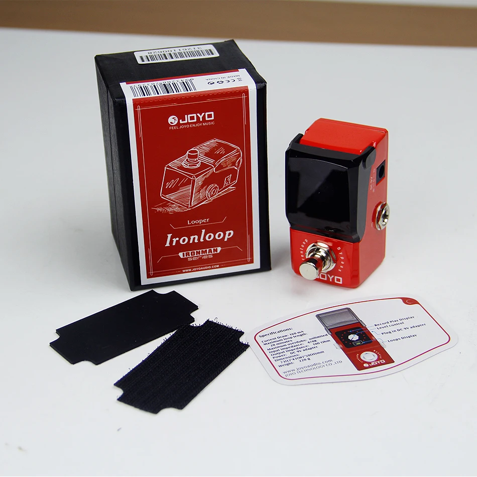 JOYO Ironman series mini pedals JF-329 Iron loop Guitar pedal+1 pc pedal connector guitar effect pedal