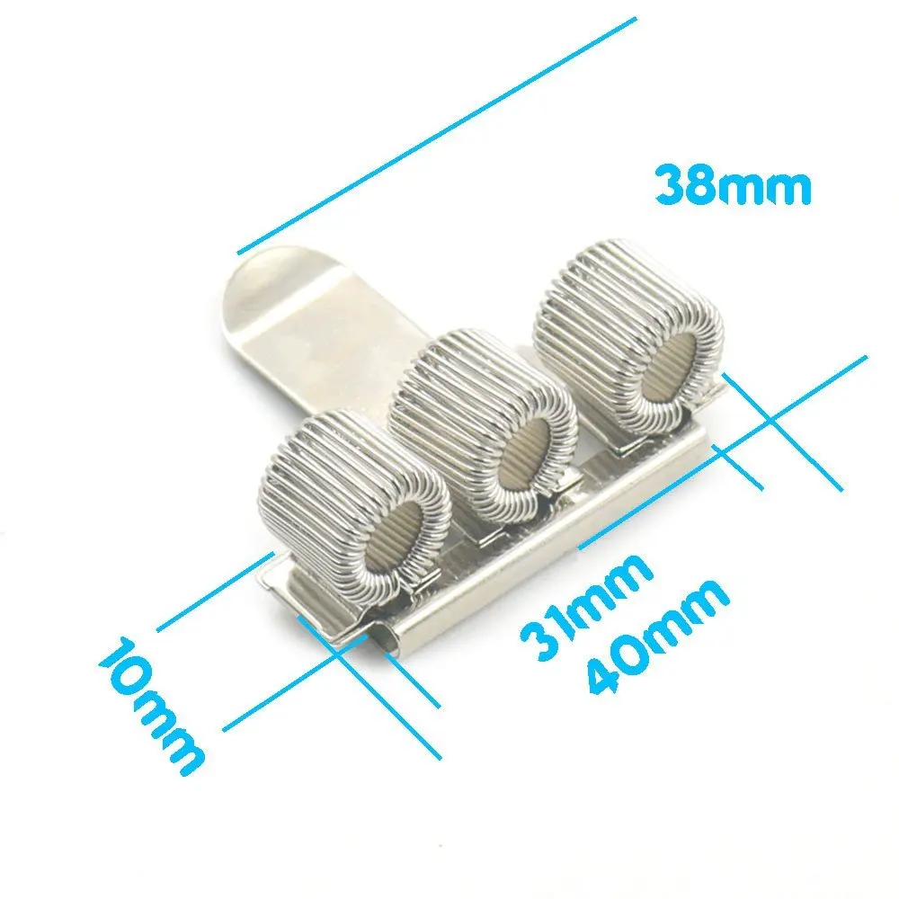 3 отверстия держатель для ручек из нержавеющей стали для ноутбука и буфера обмена с пружиной подходит практически для всех размеров ручки