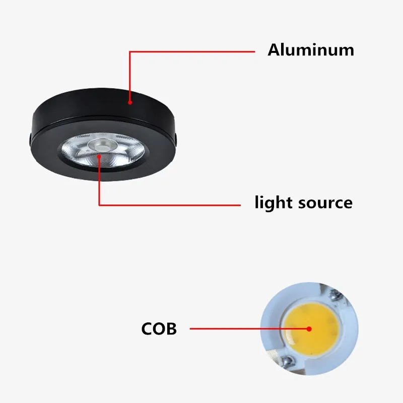 Светодиодный светильник COB 3 Вт 5 Вт 7 Вт 10 Вт Светодиодный точечный светильник AC220V настенный светодиодный потолочный светильник комнатный шкаф счетчик Коридор светильник s
