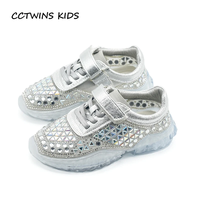 

CCTWINS Kids Shoes 2019 Spring Girls Rhinestone Clunky Clearance Shoes Boys Running Sports Sneakers for Children Trainers FS2748