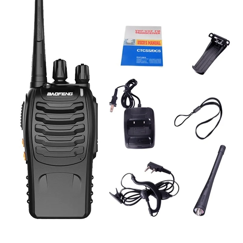 3PCS Baofeng BF-888S Two-Way Radio BF 888S 6km Walkie Talkie 5W Portable CB Radio Handheld HF Transceiver Interphone BF888S