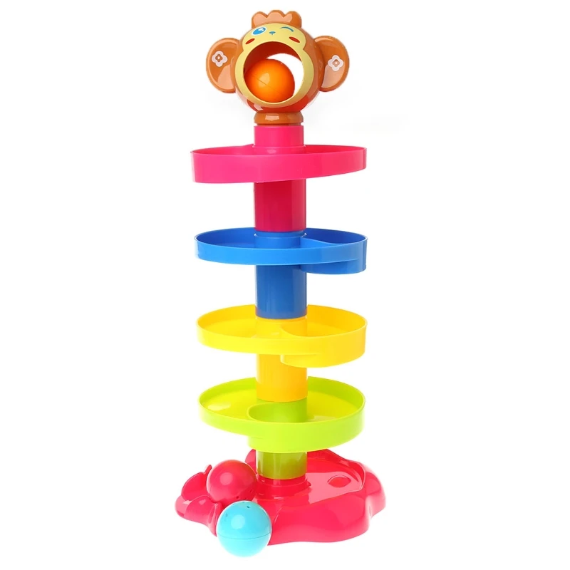 

Baby Cute Monkey Rolling Ball Bell Toys Kids Rattles Ring Child Education Giftfree shipping
