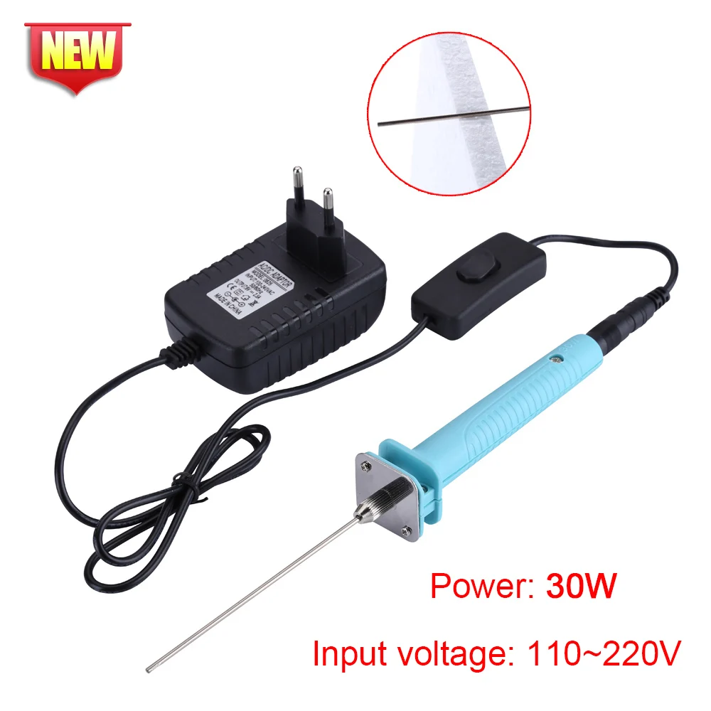 

30W 10cm Professional Foam Electric-heating Pen Cutter for KT Plate Foam Polystyrene Cutting Slotting Punch DIY Carving Tool