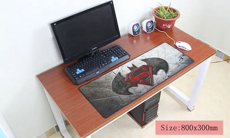 

avengers mouse pad 800x300x3mm pad to mouse notbook computer mousepad superman gaming padmouse gamer to keyboard mouse mats