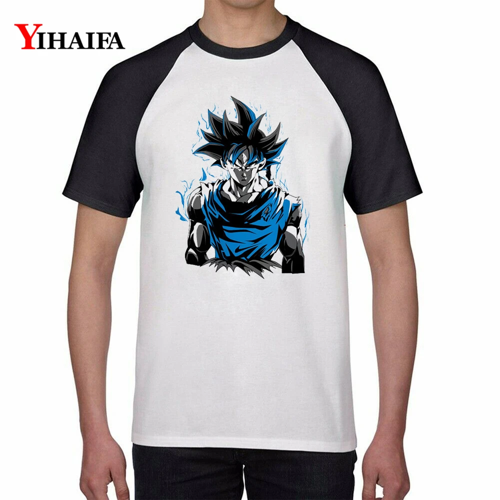 

Harajuku Men Male T Shirts bluza Dragon Ball Z Goku Graphic Tees White Anime Tee Tops Casual Unisex dragon ball T-shirt