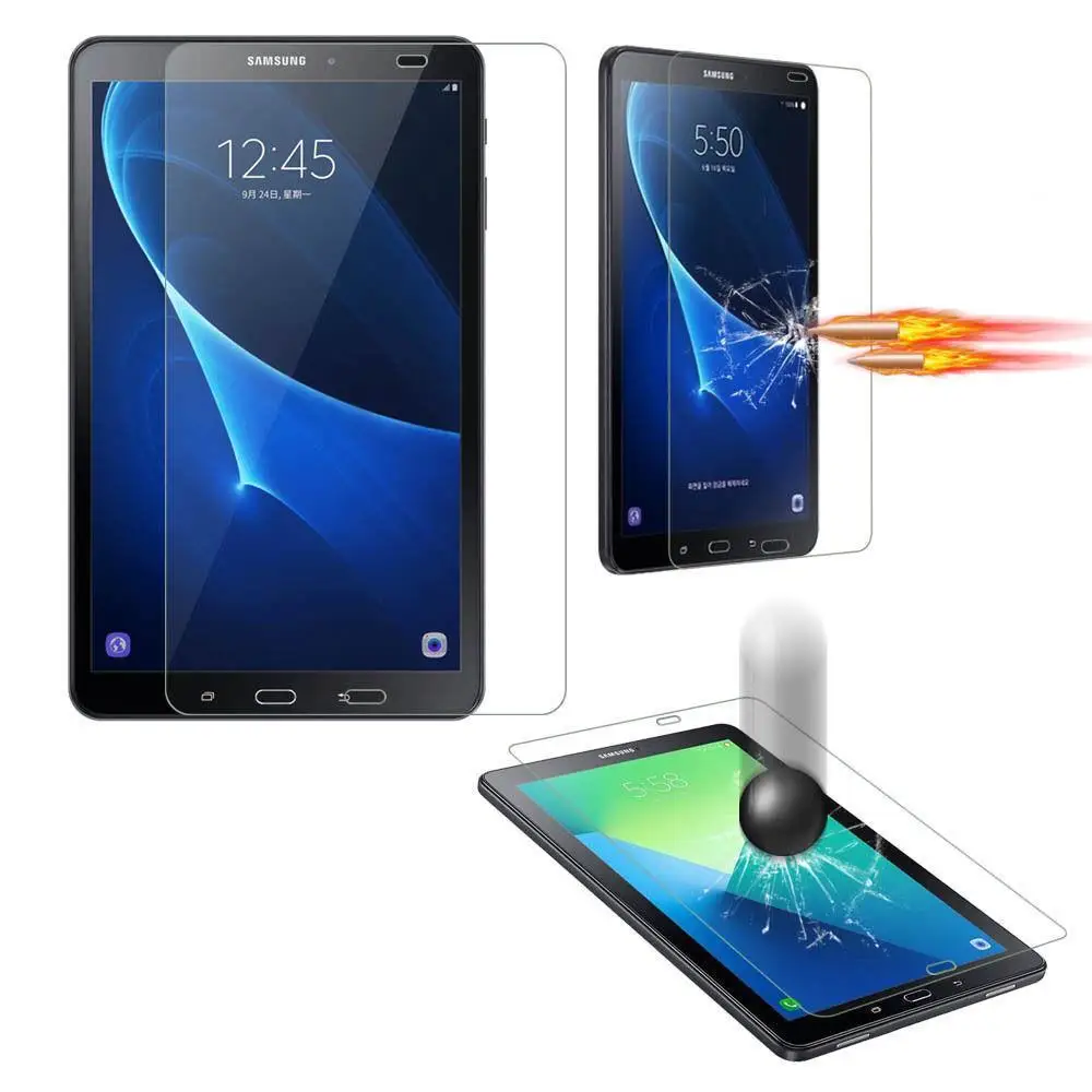 

Screen Guard For Samsung Galaxy tab A 10.1 A6 A 6 2016 T580 T585 10.1" Tablet Tempered Glass Screen Protector Protective Film