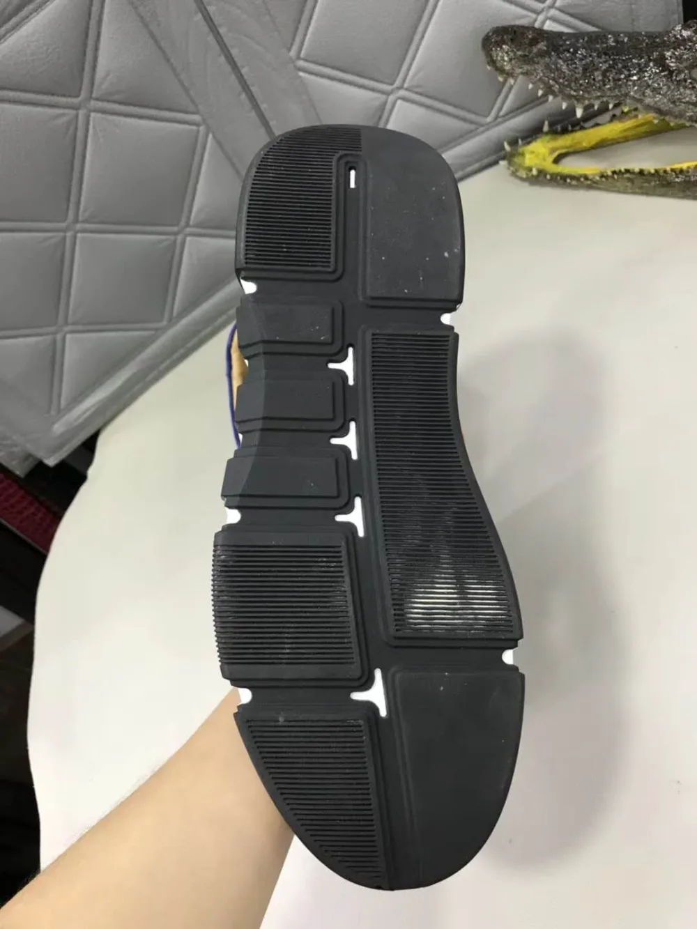 Starke Faden Freizeit Fashin Qualität Straußen Männer Strauß Feste 2019 Haut Schuh Top Neu Flache Basis Blau Echten 8x5v0n7