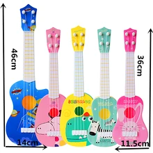 Дети Мини-укулеле 4 струны стиль дети гитара Музыкальные инструменты игрушки для детей музыкальное образование начинающих X'mas подарок