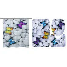 4 шт./компл. Ванная комната аксессуары занавески коврик унитаза коврик четыре-1 Предмет-коврик Пьедестал Комплект 4 модели 308Z