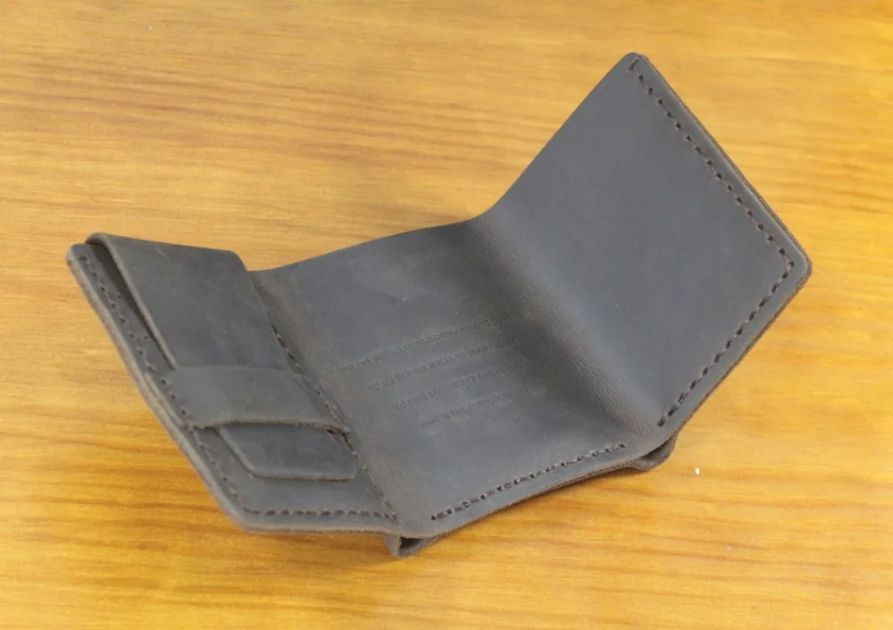 The Secret Life Of Walter Mitty, винтажный кожаный мужской кошелек, кошелек из натуральной кожи, мужской кошелек ручной работы, мужской держатель денег бумажник