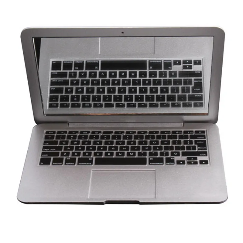 Модные женские зеркала для макияжа Mirrorbook Air Mini Novel Makeup Mirror MacBook Shaped Cosmetic Pocket Compact