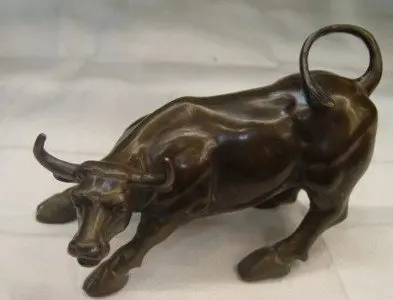 

RARE STATUE CHINOISE BOEUF EN BRONZE BULL AB0009