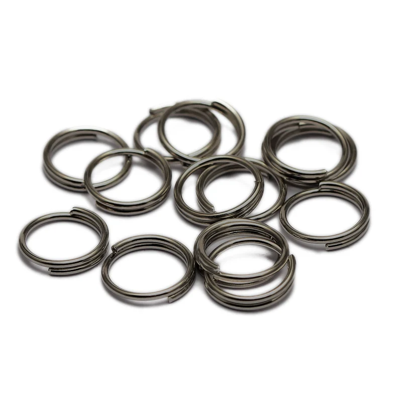 200pcs/lot 5 6 7 8 10 12 14 mm otevřený skok kroužky dvojitý loops zlato barva rozseknout kroužky konektorů pro šperků vytváření