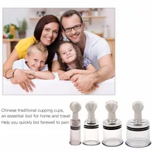 4 Pcs Nipple Sucker Clamps Stimulator Pussy Breast Enhancer Pump Clamps Body Massager Cup Relaxation Adult For Women