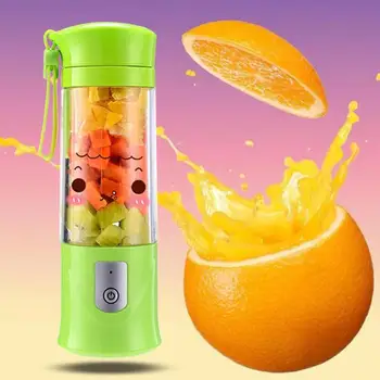 

400ml USB Rechargeable Blender Mixer Small Juice Extractor Household Portable Mini Juicer Juice Machine Smoothie Maker