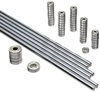 

Reprap 3D Printer RepRap Mendel Printer Hardware Kit smooth Shafts and Bearings kit/set Fast ship