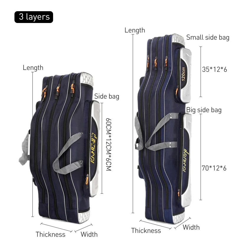 New Resistant Belly Fishing Gear Bag Thick Waterproof And Comfortable Outdoor Fishing Bag Travel Bag XA92G